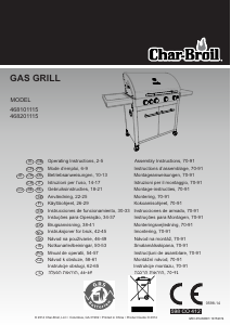 Brugsanvisning Char-Broil 468101115 Royal Grill