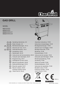 Manual de uso Char-Broil 468101015 Onyx Barbacoa