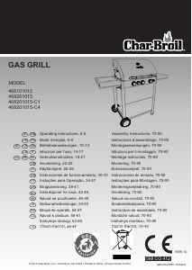 Manual Char-Broil 468201015 Onyx Grătar