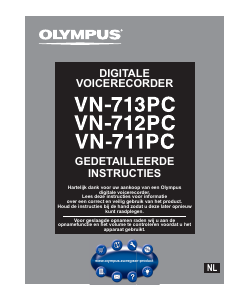 Handleiding Olympus VN-711PC Audiorecorder