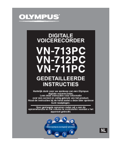 Handleiding Olympus VN-712PC Audiorecorder