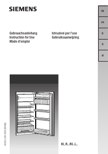 Bedienungsanleitung Siemens KI24RV15 Kühlschrank