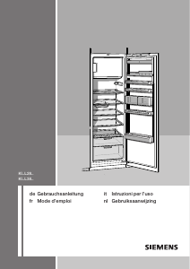 Bedienungsanleitung Siemens KI38LA60CH Kühlschrank