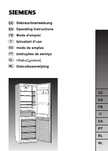 Manuale Siemens KG36SX00FF Frigorifero-congelatore