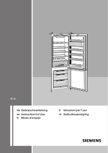 Instrukcja Siemens KI38SA60 Lodówko-zamrażarka