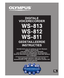 Handleiding Olympus WS-811 Audiorecorder