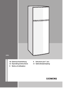 Bedienungsanleitung Siemens KD36NA71 Kühl-gefrierkombination