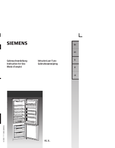 Instrukcja Siemens KI38VA40GB Lodówko-zamrażarka