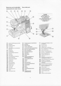 Handleiding Janome MC4000 Naaimachine