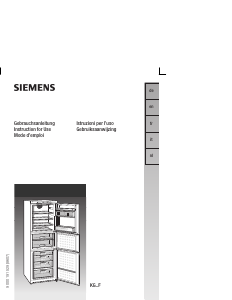 Instrukcja Siemens KG29FE40 Lodówko-zamrażarka