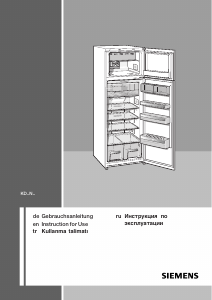 Bedienungsanleitung Siemens KD49NA74NE Kühl-gefrierkombination