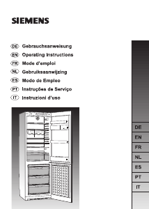 Manual Siemens KG33VX05FF Fridge-Freezer