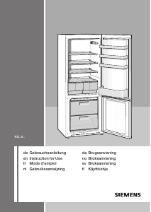 Manual Siemens KG24VV00FF Fridge-Freezer