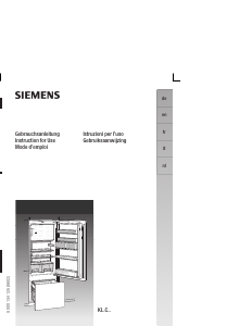 Instrukcja Siemens KI38CA40CH Lodówko-zamrażarka