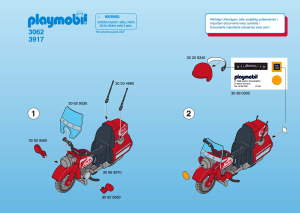 Manuale Playmobil set 3062 Racing Moto