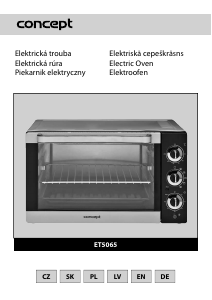 Bedienungsanleitung Concept ET5065 Backofen