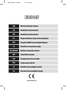 Priručnik EMOS E0305 Meteorološka stanica