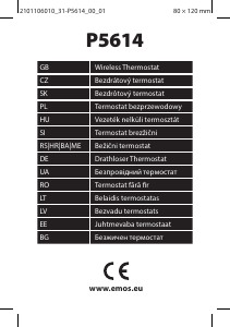 Használati útmutató EMOS P5614 Termosztát