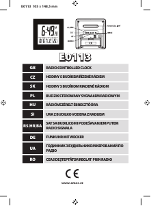Посібник EMOS E0113 Будильник