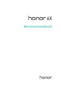 Bedienungsanleitung Honor 6X Handy