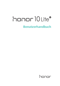 Bedienungsanleitung Honor 10 Lite Handy