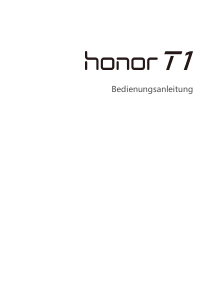 Bedienungsanleitung Honor T1 Handy