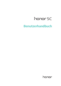 Bedienungsanleitung Honor 5C Handy