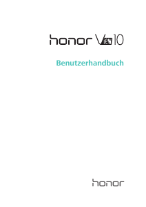 Bedienungsanleitung Honor View 10 Handy