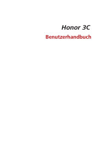 Bedienungsanleitung Honor 3C Handy