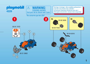 Manuale Playmobil set 4229 Racing Racing quad