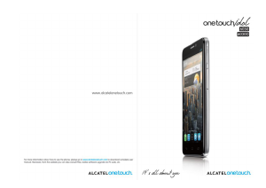 Handleiding Alcatel One Touch Idol Mobiele telefoon