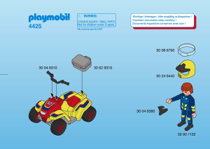 Bedienungsanleitung Playmobil set 4425 Racing Speedster-Quad