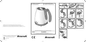 Brugsanvisning Brandt TK-K30PX Elkedel