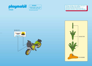 Mode d’emploi Playmobil set 4426 Racing Pilote/moto trail