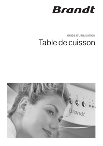 Mode d’emploi Brandt TE1015F Table de cuisson