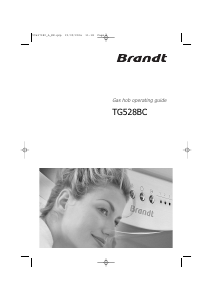 Manual Brandt TG528BC1 Hob