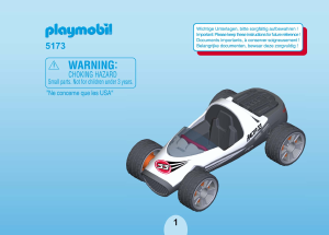 Bruksanvisning Playmobil set 5173 Racing Rocket racer