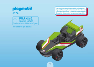 Manuale Playmobil set 5174 Racing Turbo racer