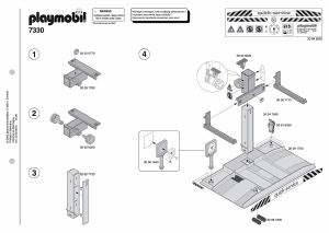 Manuale Playmobil set 7330 Racing Rampa idraulica