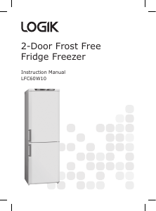 Manual Logik LFC60W10 Fridge-Freezer