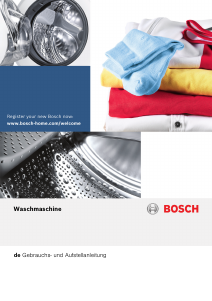Bedienungsanleitung Bosch WAE284A6 Waschmaschine