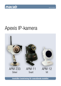 Bruksanvisning Apexis APM-11 IP Kamera