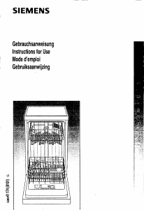 Handleiding Siemens SF24268 Vaatwasser