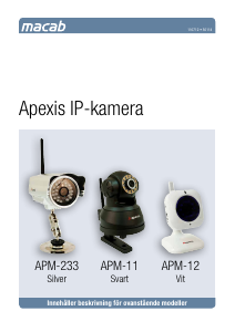 Bruksanvisning Apexis APM-233 IP Kamera