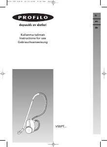 Bedienungsanleitung Profilo VS5PT11 Staubsauger