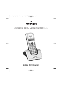 Mode d’emploi Alcatel Versatis 820 Téléphone sans fil