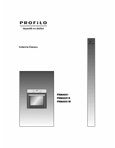 Kullanım kılavuzu Profilo FRMA651 Fırın
