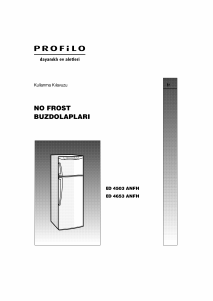 Kullanım kılavuzu Profilo BD4653ANFH Donduruculu buzdolabı