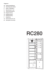 Manual Gaggenau RC280200 Refrigerator