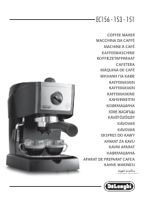 Bruksanvisning DeLonghi EC156.B Kaffemaskin